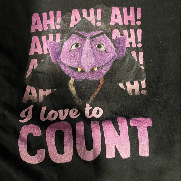Sesame Street I love to Count Cotton Tee, Unisex 4T - Picture 2 of 5